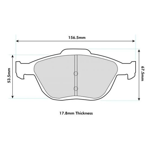 Pbs procomp front brake - front,