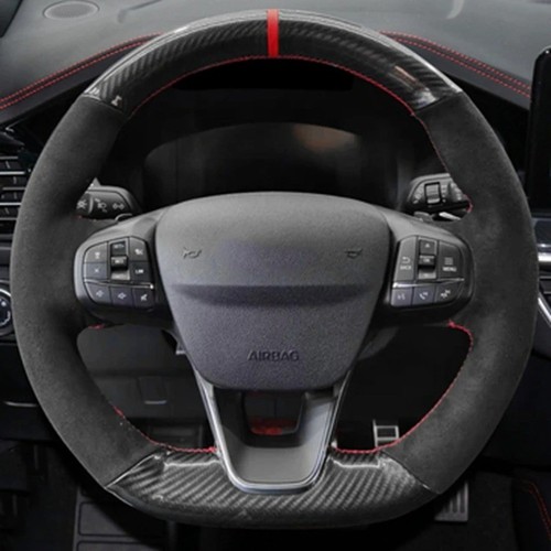 Suede carbon fibre steering - &,