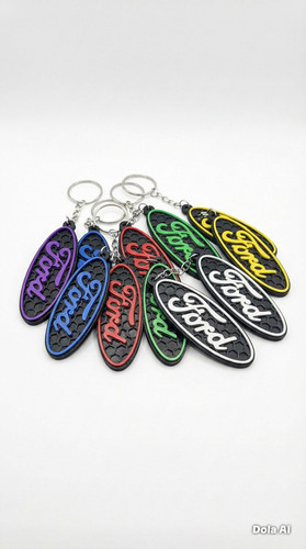 Ford keyring keychain 3d - ford,