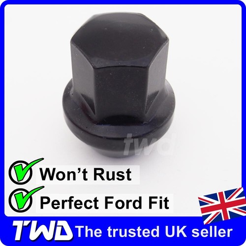 Black alloy wheel nut ford - wheel,