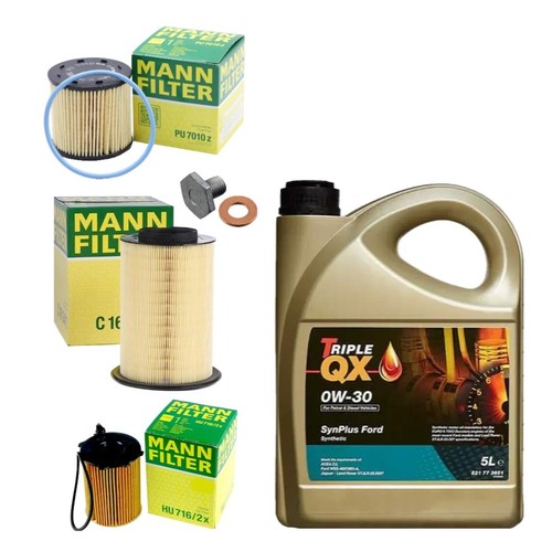 Triple 0w30 mann filters - 5l,