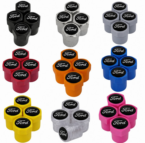 Ford plastic wheel valve - wheel, dust
