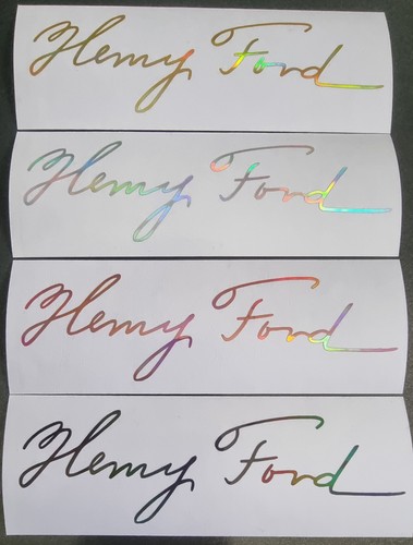 Henry ford signature - 2x,
